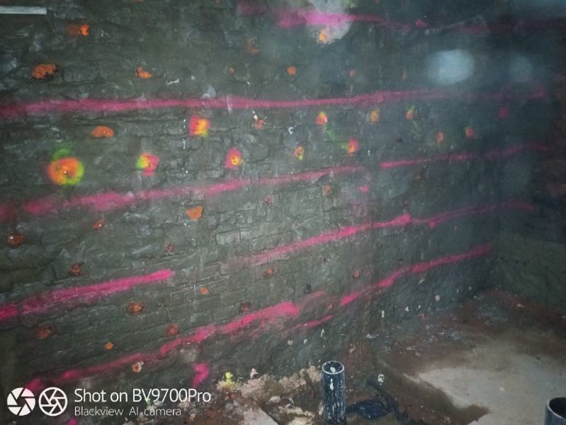 Zbliżenie na miejsce po iniekcji