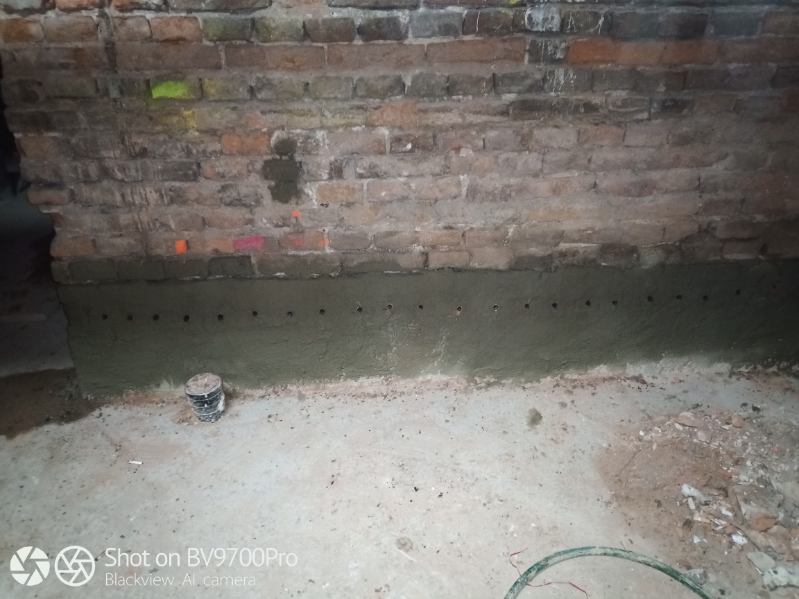 Kolejne ujęcie muru